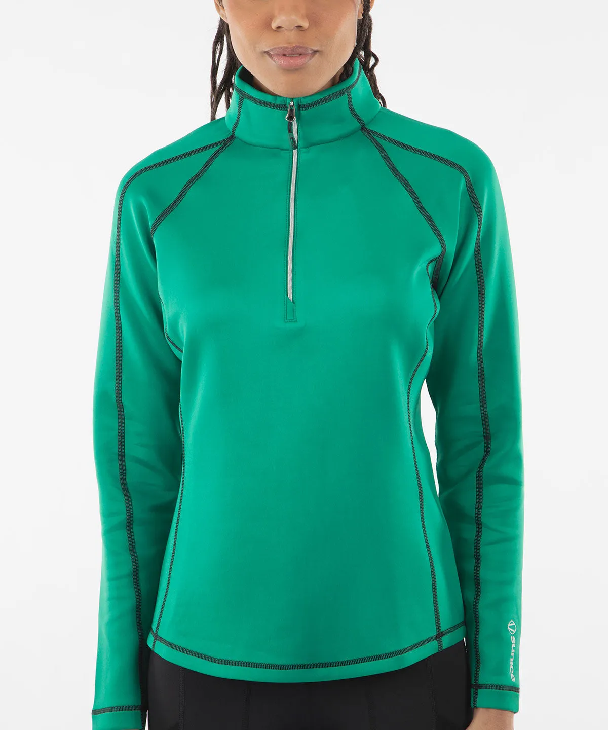 Women's Maddy Lightweight Stretch Thermal Half-Zip Pullover