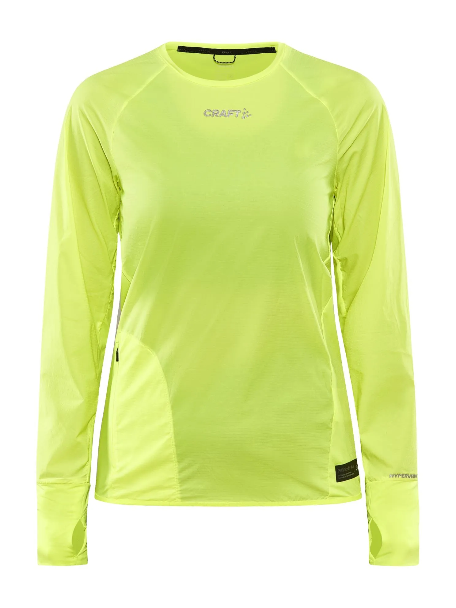 Womens PRO Hypervent Lumen Running Wind Top