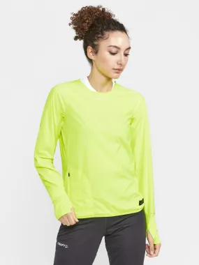 Womens PRO Hypervent Lumen Running Wind Top